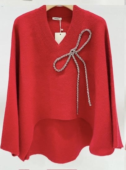 Red Bow Knit