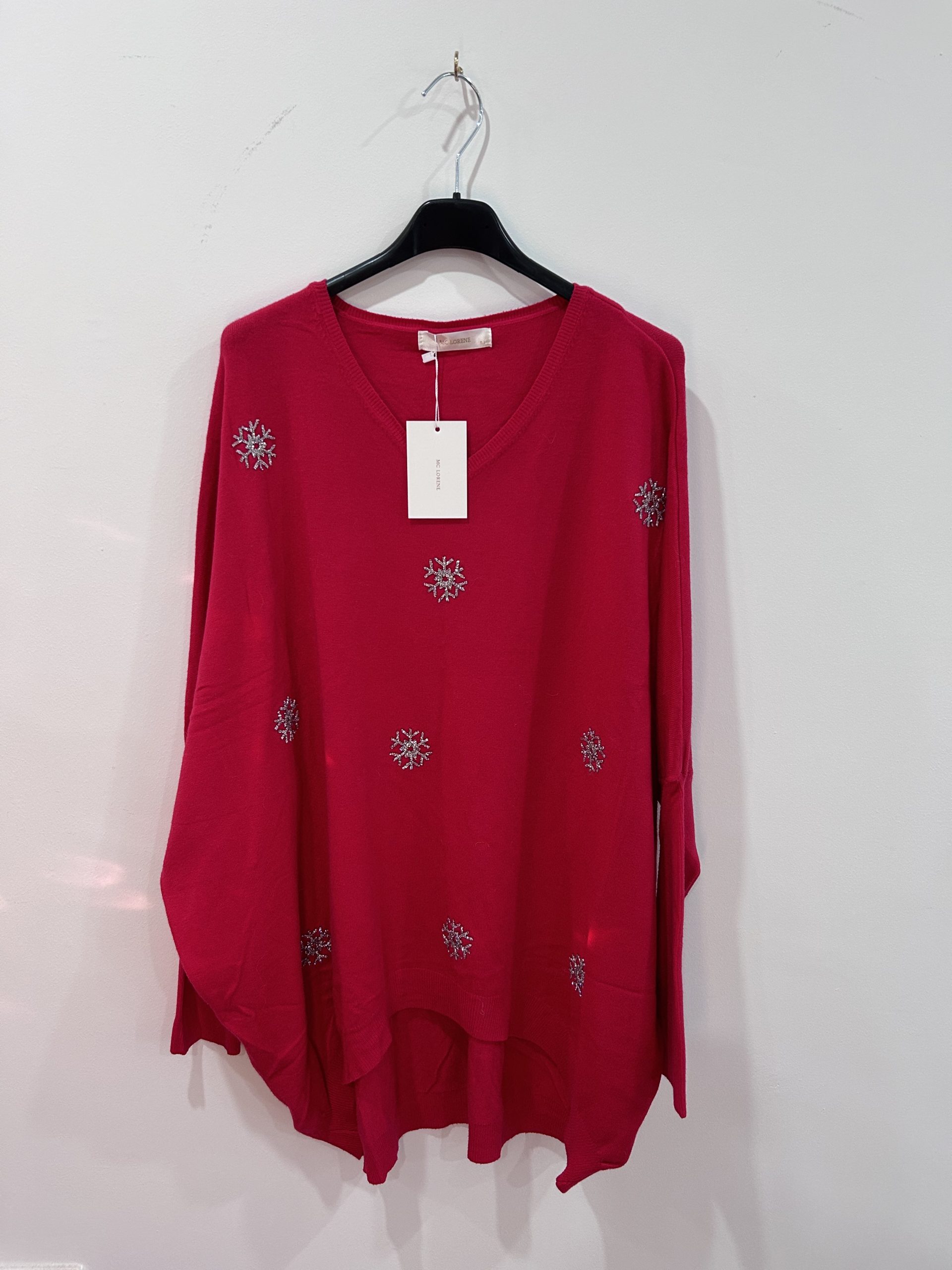 Red Snowflake Jumper