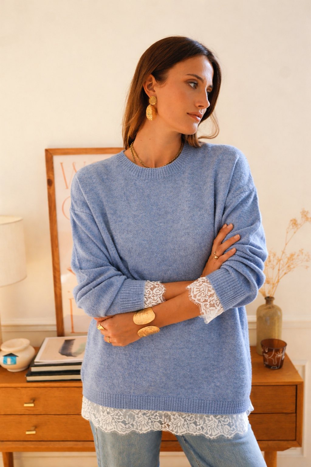 Blue Lace Vera Jumper - Image 3