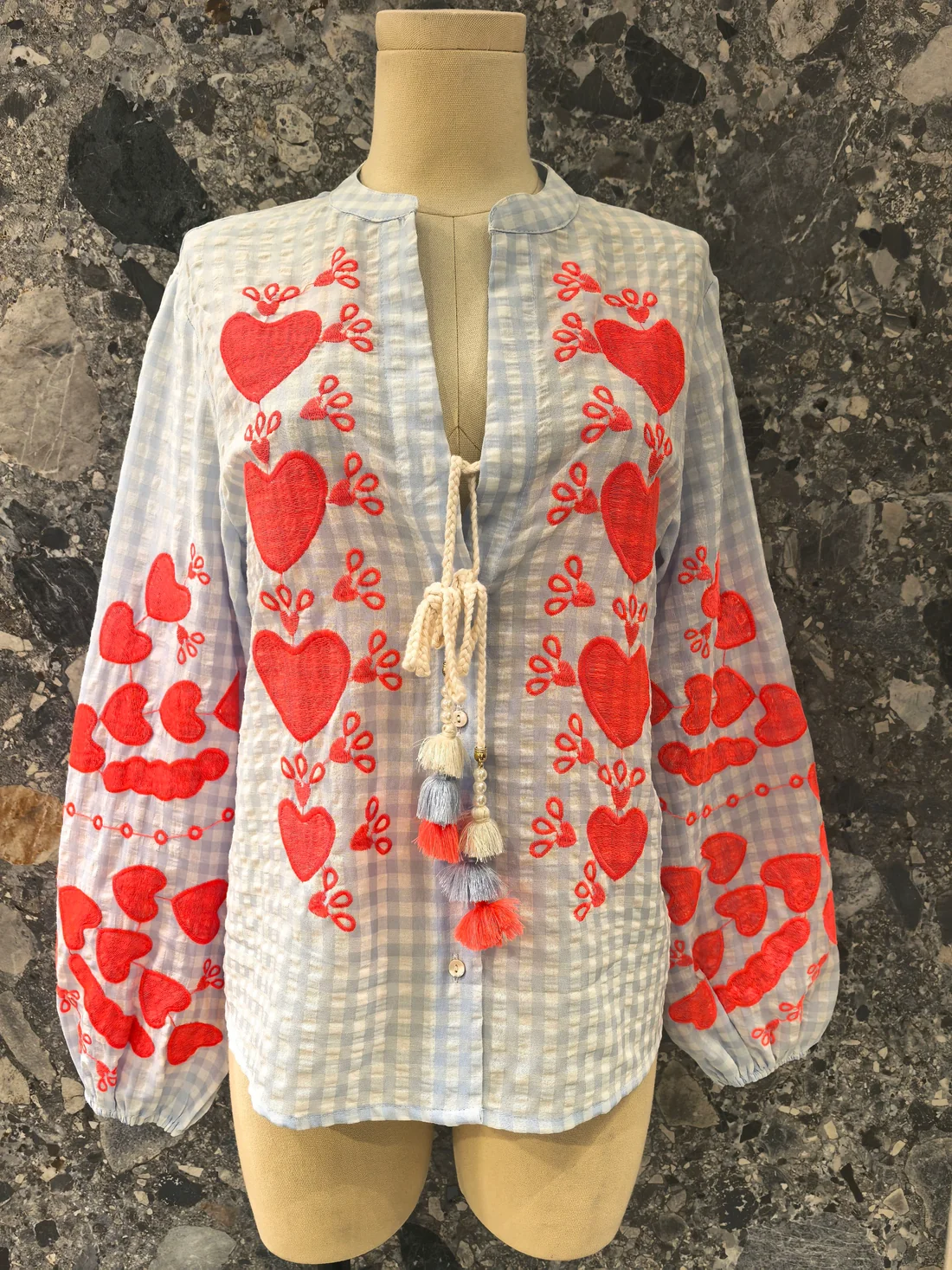Cotton Heart Blouse - Image 3