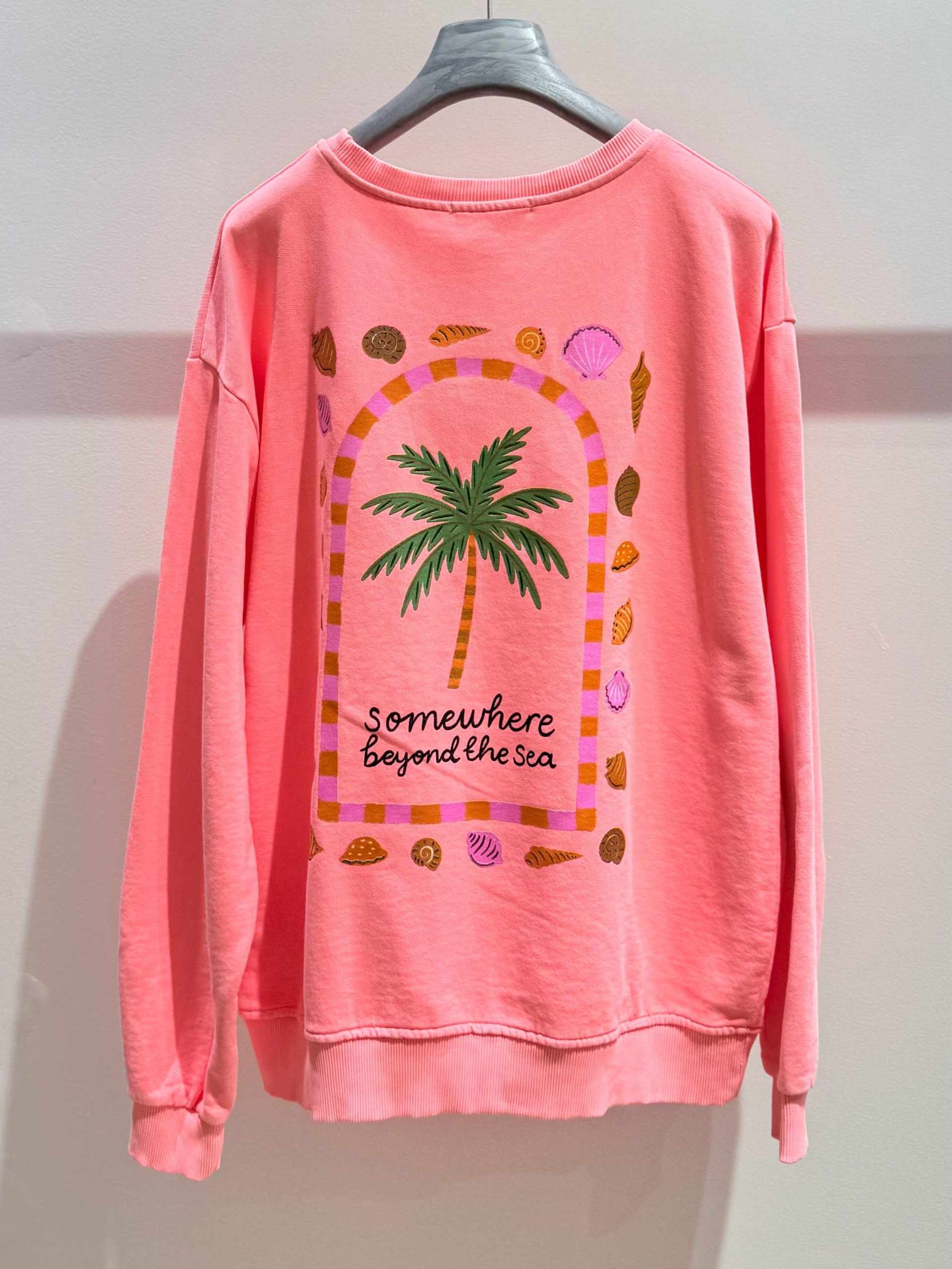 Cotton Neon Coral under the sea Sweatshirt - Image 3