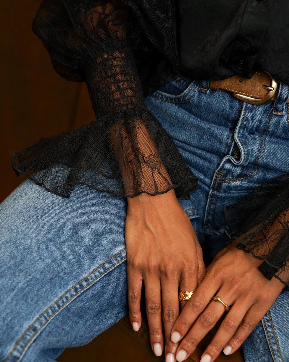 Black Lace Blouse ( due in Thur) - Image 4